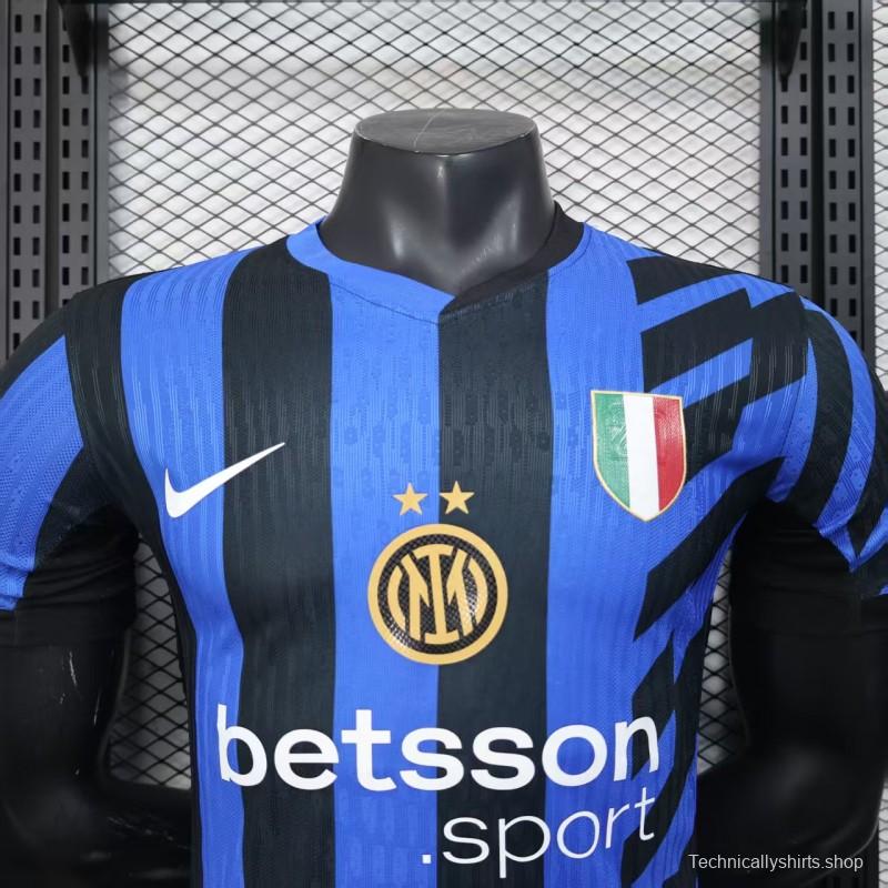 Player Version 24/25 Inter Milan Home Jersey