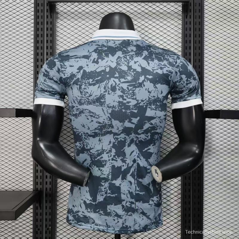 Player Version 25/26 Al-Ahli Gray with Camouflage Pattern Jersey