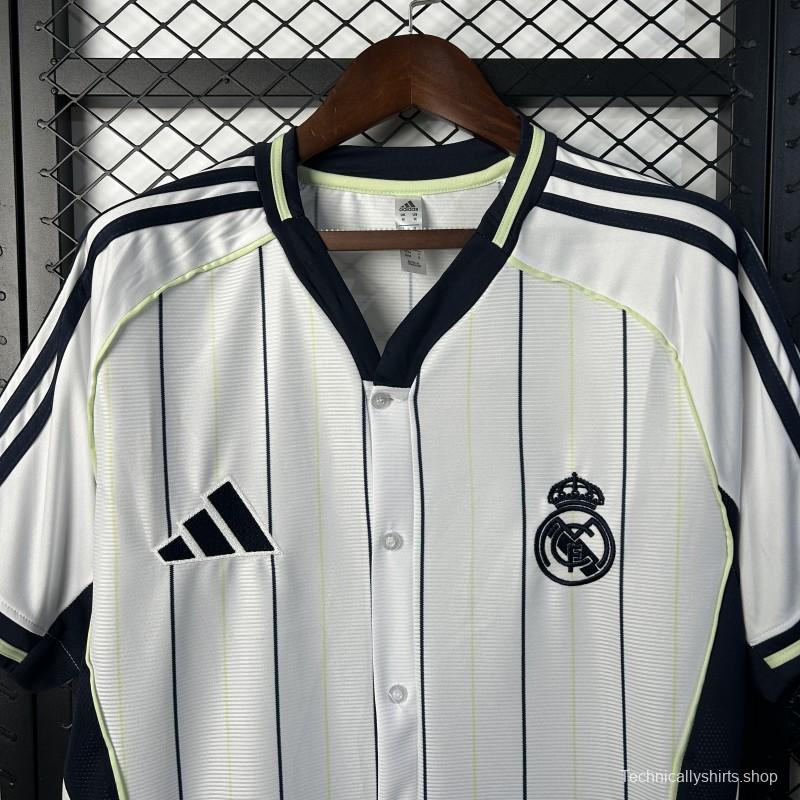 25/26 Real Madrid US Pack Baseball Jersey