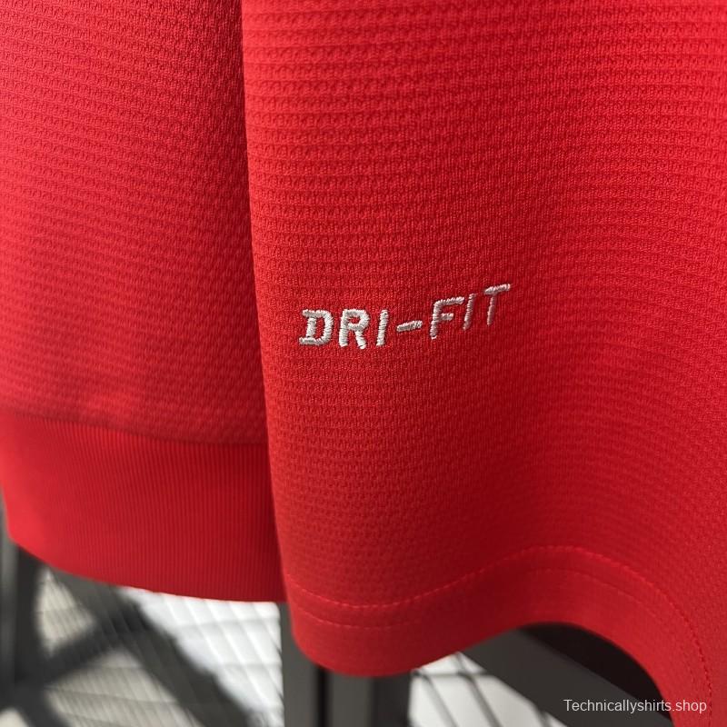 13/14 Retro Long Sleeve Manchester United Home Jersey