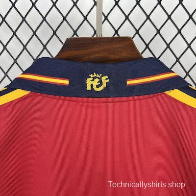 Retro 1998 Spain Home Jersey