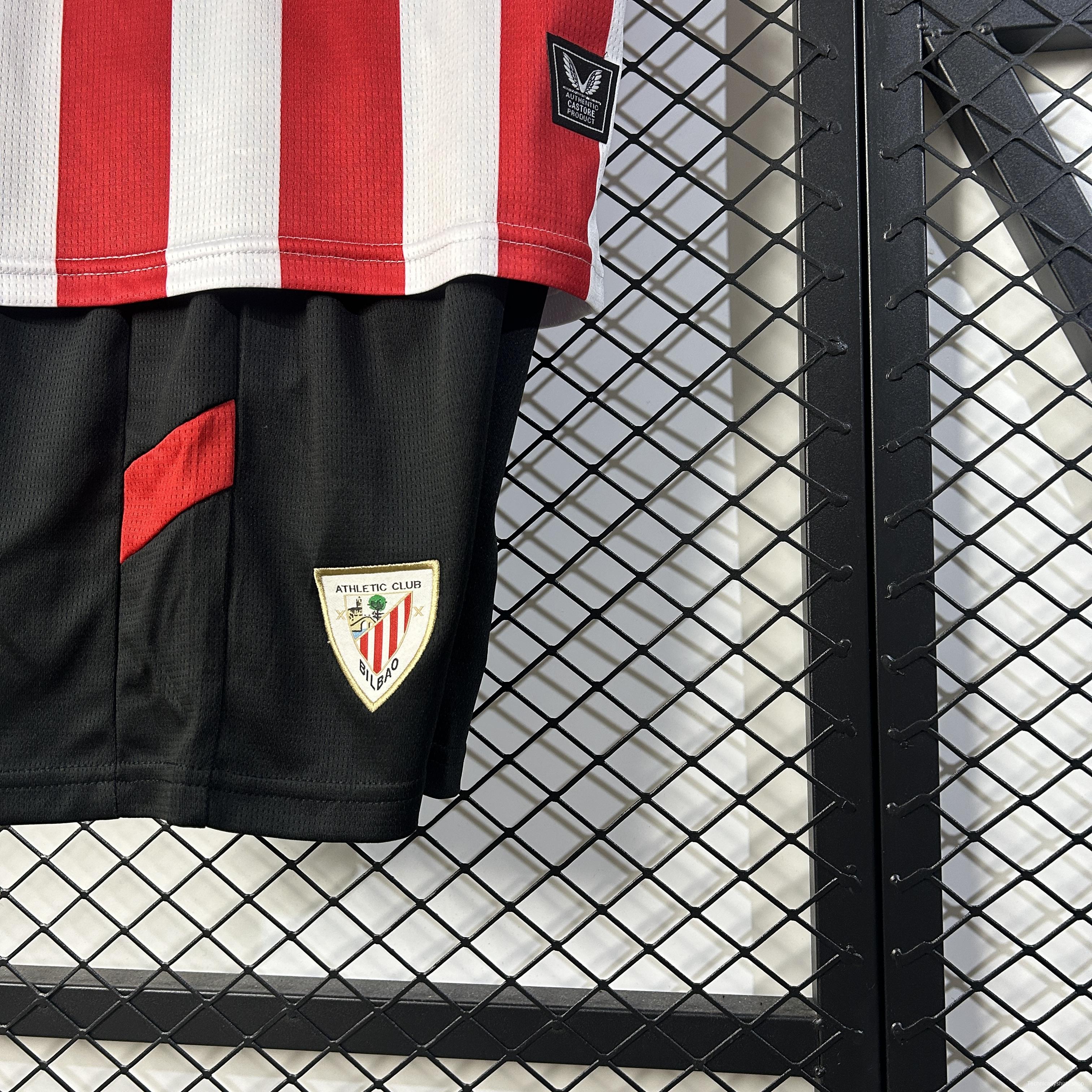 25/26 Kids Athletic Bilbao Home Size 16-28 Jersey