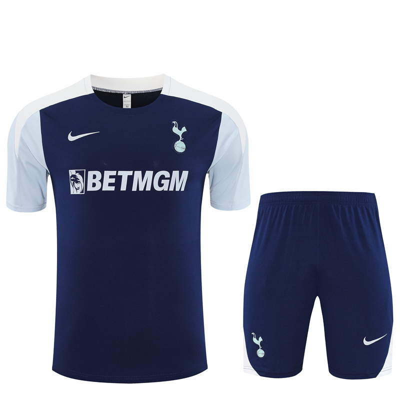 25/26 Tottenham Hotspur Royal Blue with XS Short Sleeve+Soccer Shorts