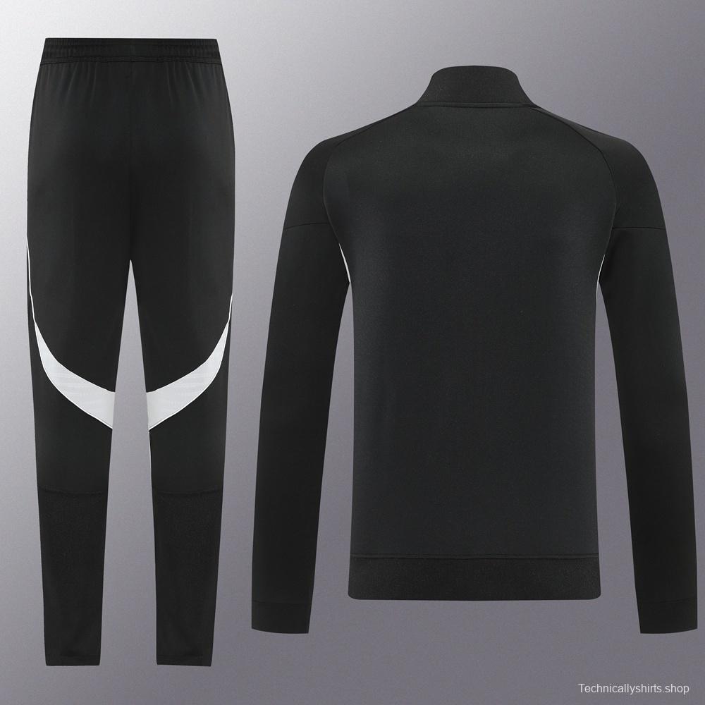 2025 Adidas Black Full Zipper Jacket + Long Pants
