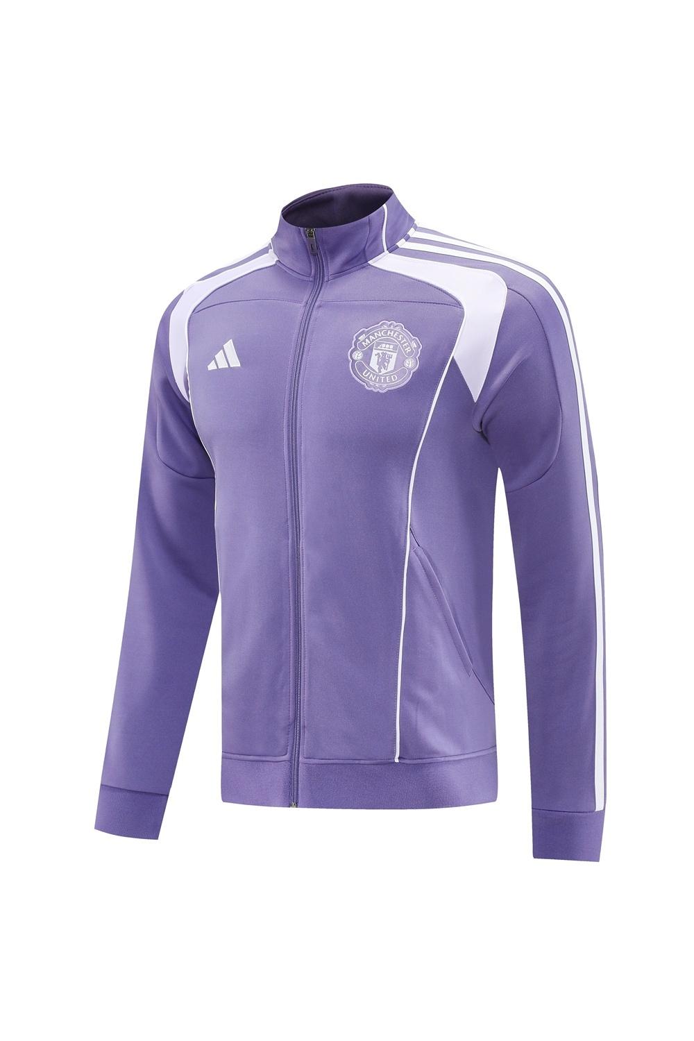 2025 Adidas Purple Full Zipper Jacket + Long Pants