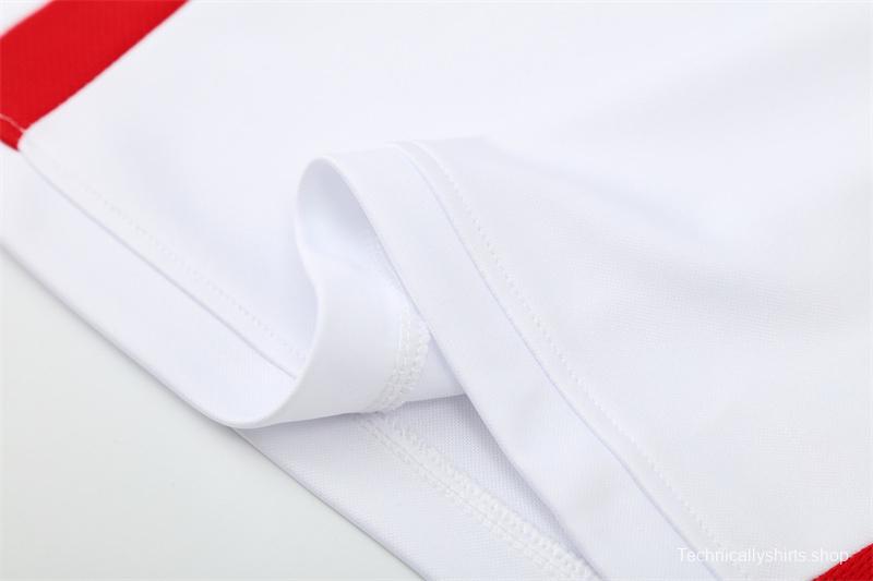 Retro 03/04 AC Milan White Half Zipper Jacket+Long Pants