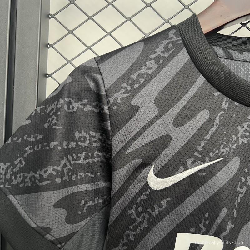 25/26 Kids Sporting Lisbon Goalkeeper Black Jersey