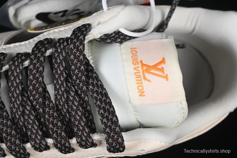 Nike Air Force 1 '07 Low LV Collaboration Beige Brown Patchwork Casual Sneakers - DD1982-302