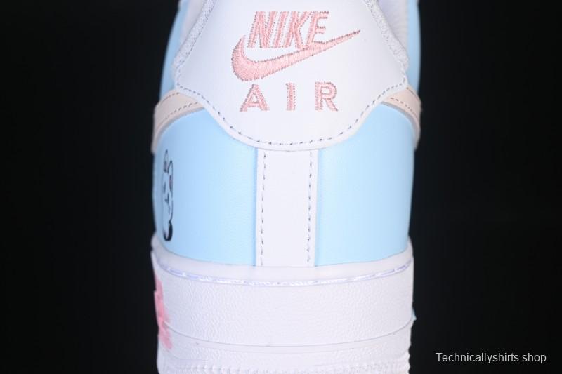 Nike Air Force 1 '07 Low Casual Sneakers with Custom Design - ZH0316-107