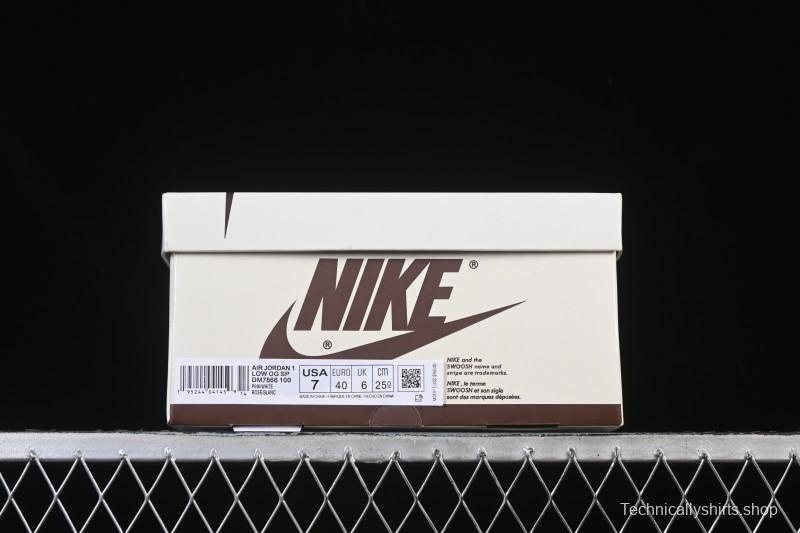 Nike Travis Scott x Air Jordan 1 Low OG AJ1 DM7866-100