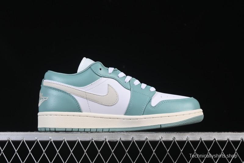 Nike Air Jordan 1 Low AJ1 Fresh Mint Green Low-Top Casual Skate Shoes DC0774-138