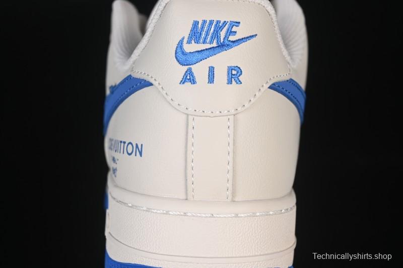 Nike Air Force 1 '07 Low LV Collaboration Mesh Panel Light Blue Low-Top Casual Sneakers - QW5836-025