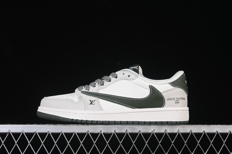 Nike Travis Scott x Fragment Design x Air Jordan 1 Low OG SP AJ1 Low Top Casual Sneakers - JW1188-150