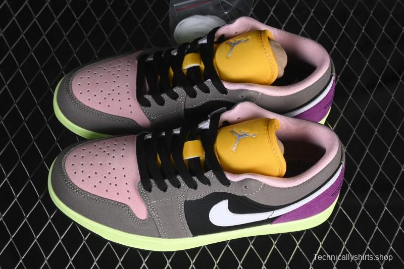 Nike Air Jordan 1 Low Tokyo Bio Hack Casual Sneakers - HQ2010-005