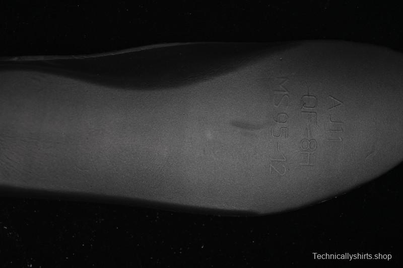 Nike Air Jordan 11 Retro Black Red Basketball Shoes - 378037-326