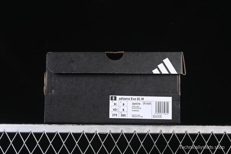 Adidas Adizero Evo SL Lightweight Breathable Cushioned Running Shoes - JQ4576