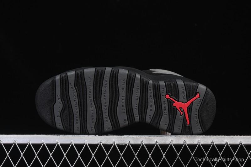 Nike Air Jordan 10 Retro Shadow Grey Basketball Shoes - HJ6779-001