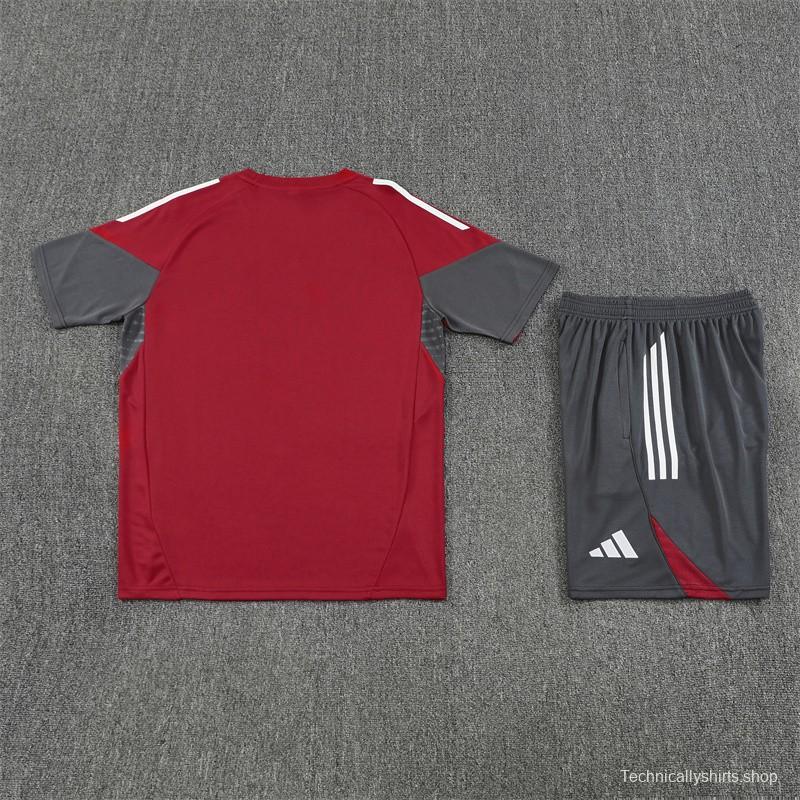 25/26 Arsenal Red Short Sleeve with XS  Short Sleeve Jersey+Shorts