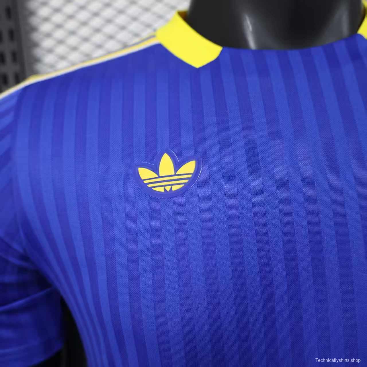 Player Version 25/26 Adidas Boca Juniors Terrace Icons Jersey