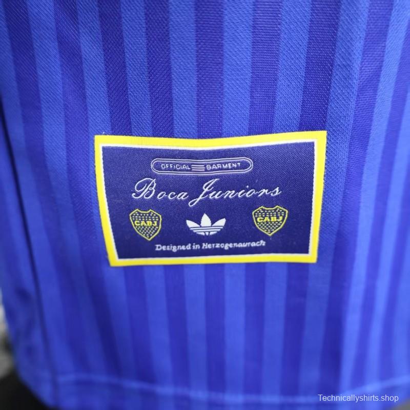 Player Version 25/26 Adidas Boca Juniors Terrace Icons Jersey