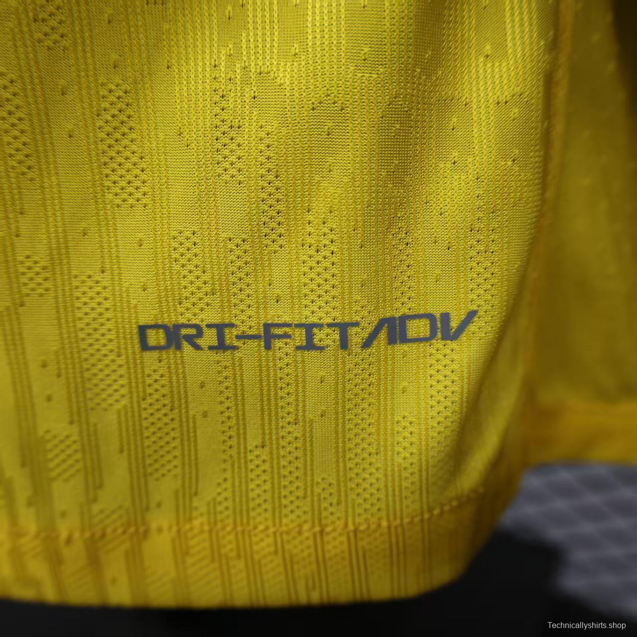 Player Version 25/26 Al Ittihad Home Jersey With New Sponsor