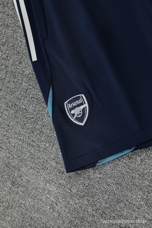 25/26 Real Madrid Navy Short Sleeve Jersey+Shorts