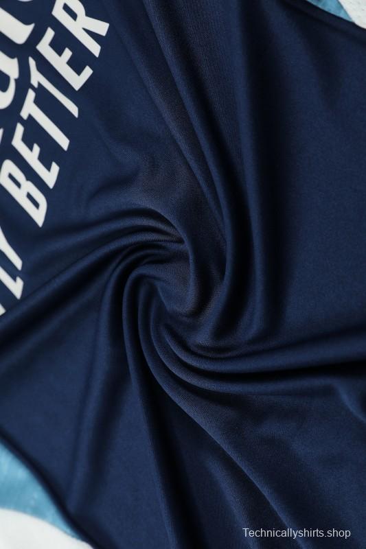 25/26 Real Madrid Navy Short Sleeve Jersey+Shorts