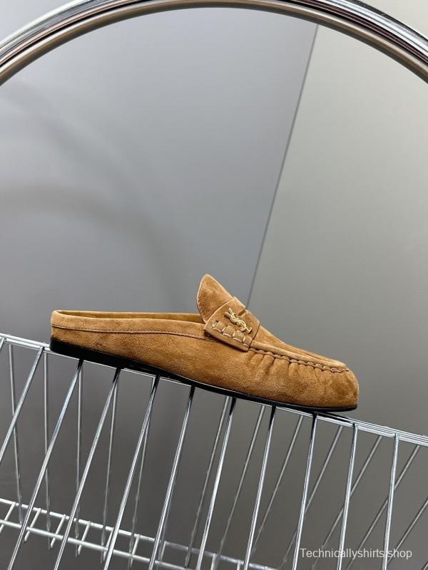 Saint Laurent 2025/SS Classic Loafer Mule Flats - KFY00320