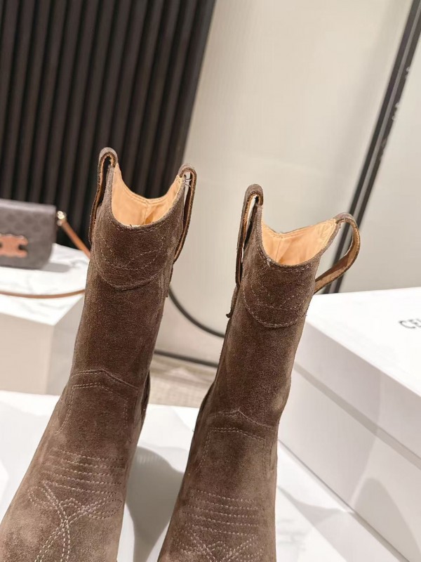 CELINE 2025 SS Fashion Boots with Arch of Triumph Logo - LY00440