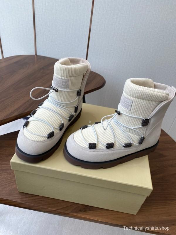 Brunello Cucinelli Open Walk Ankle Boot Winter Snow Boots - AS00410