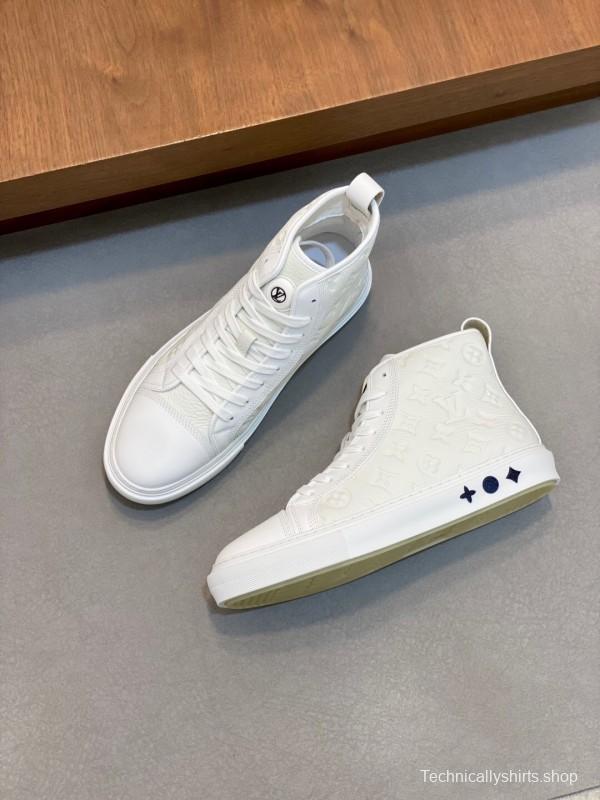 Adidas Originals Casual Sports Boots with High-End Leather Construction - KFY00460