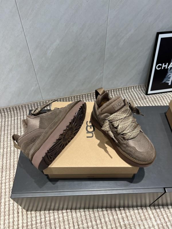 UGG Platform Loafers Series Round Toe Platform Casual Shoes - MJ00270