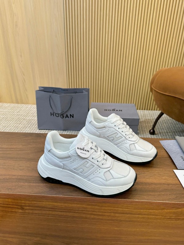 Hogan H-STRIPES Series Couple Thick Sole Dad Shoes Leisure Sneakers - LY00370/LY00380