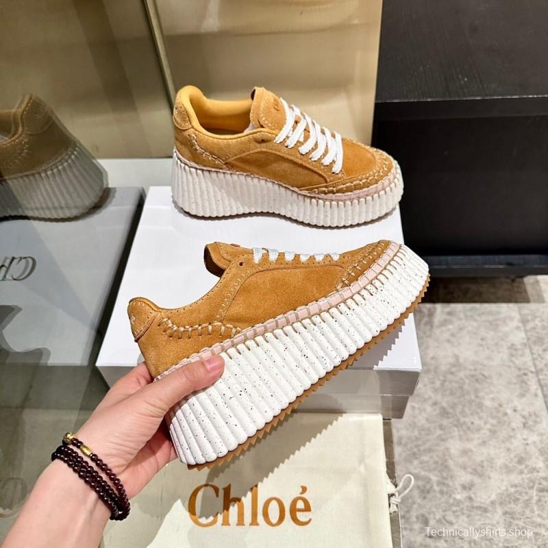 Chloe 2025/SS Hand-Stitched Casual Shoes - LY00350