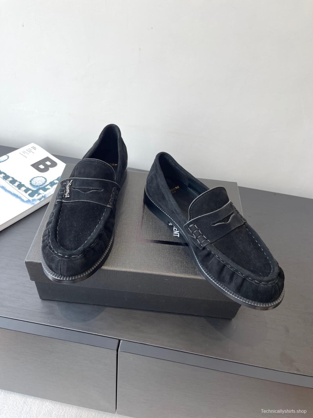 Saint Laurent Classic Loafer Mule Flats - KFY00350