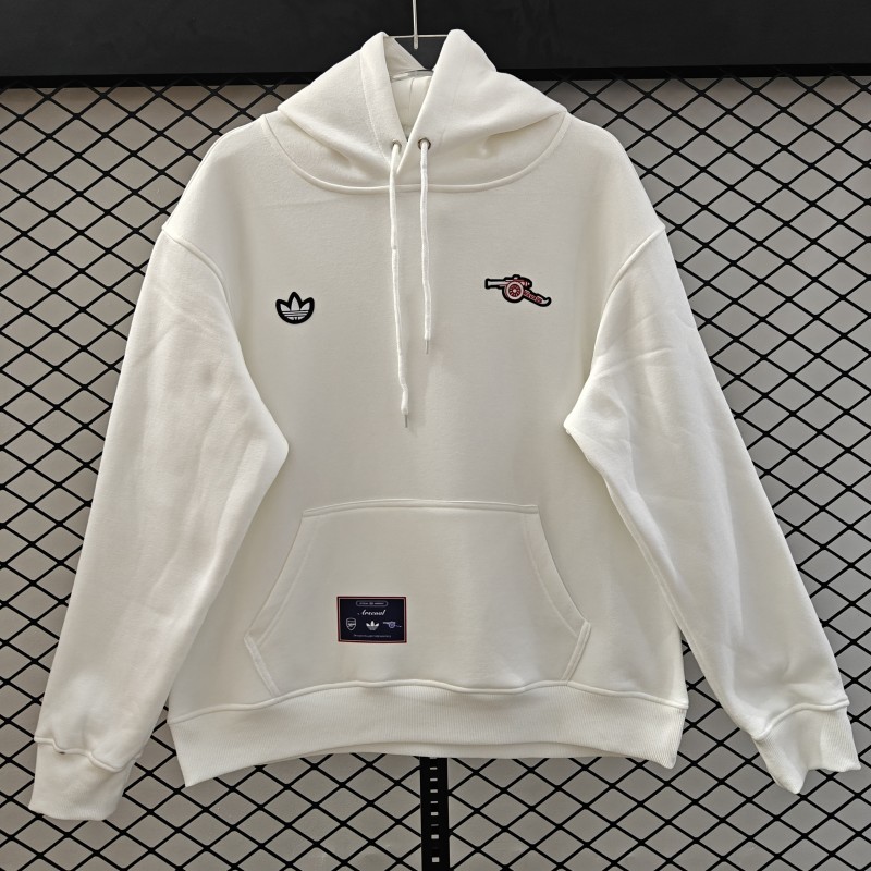 25/26 Arsenal Embroidered Logo Hoodie 7 Colors