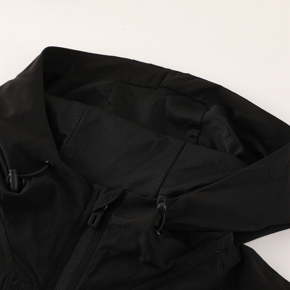 2025 Adidas Black White Half Zipper Jacket+Long Pants S-2XL