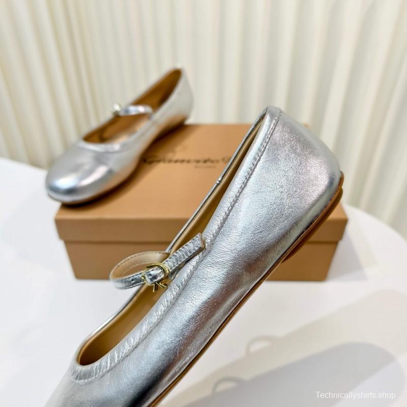 Gianvito Rossi Bohemian Style Flat Ballet Shoes - LY00310