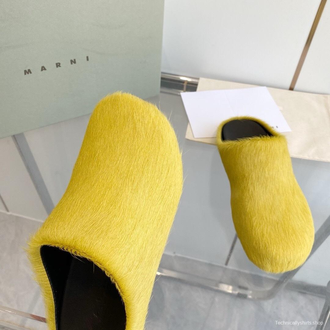Marni 2025/SS Pony Hair Loafers - LY00