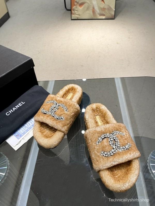 Chanel 2025 SS New Wool Slippers Soft Wool - LY00280