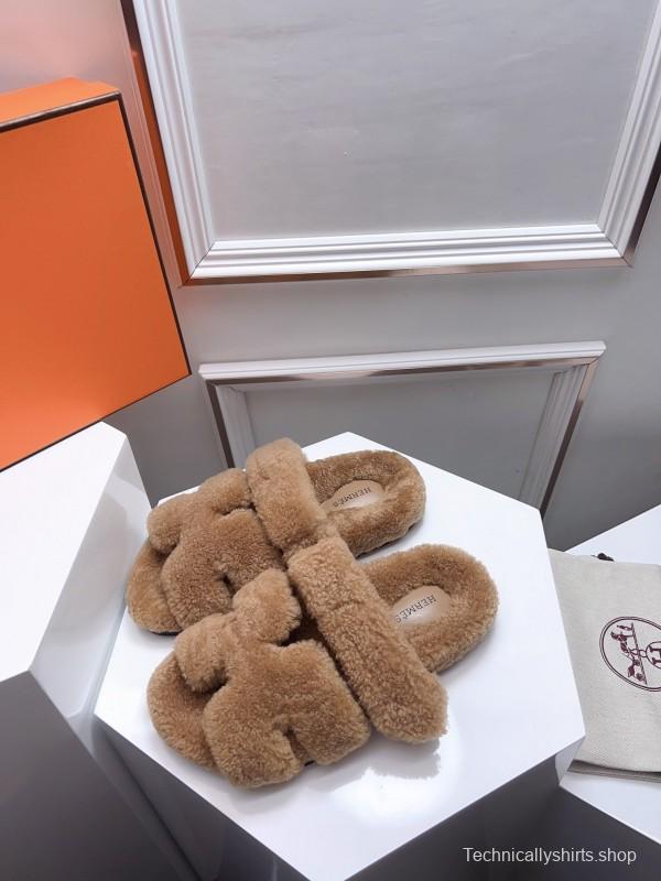 H Erjia Fur Slippers - LY00270