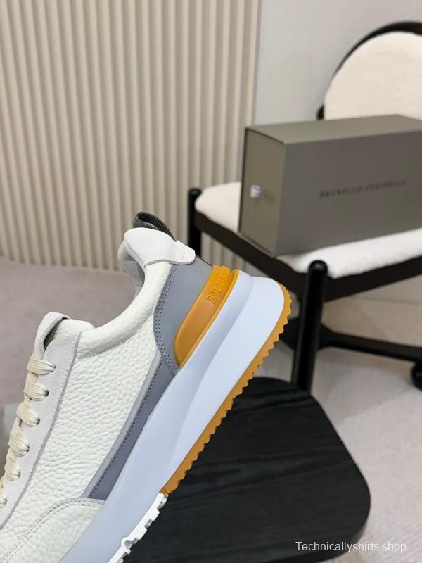 Brunello Cucinelli Casual Sneakers with Seasonal Colors and Leather Lining - KFY00320