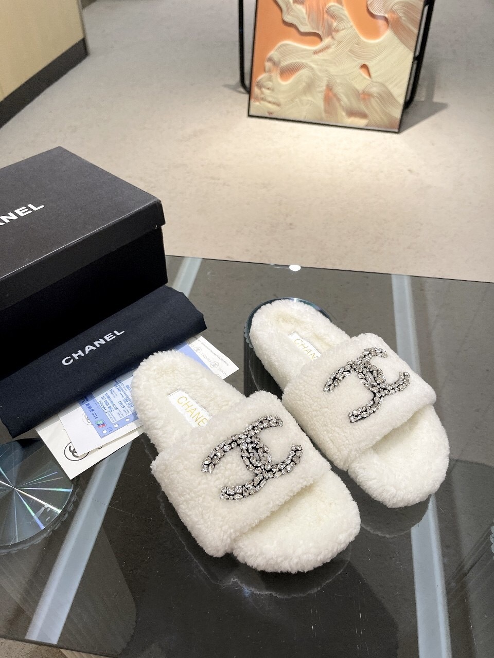 Chanel 2025 SS New Wool Slippers Soft Fine Wool - LY00280