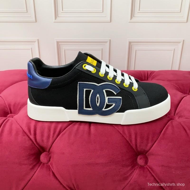 Dolce & Gabbana 2025 SS New Collection Luxury Embroidered Logo Sneakers - AS00300