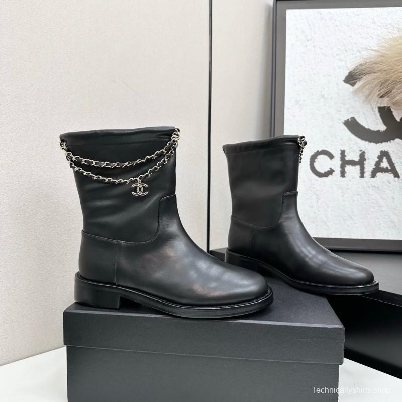 Chanel 2025 SS Short Boots Essential Fall Winter Item - LY00420