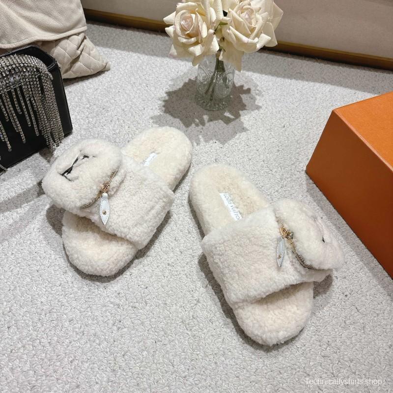 L牌 Wool Lazy Slippers - LY00260