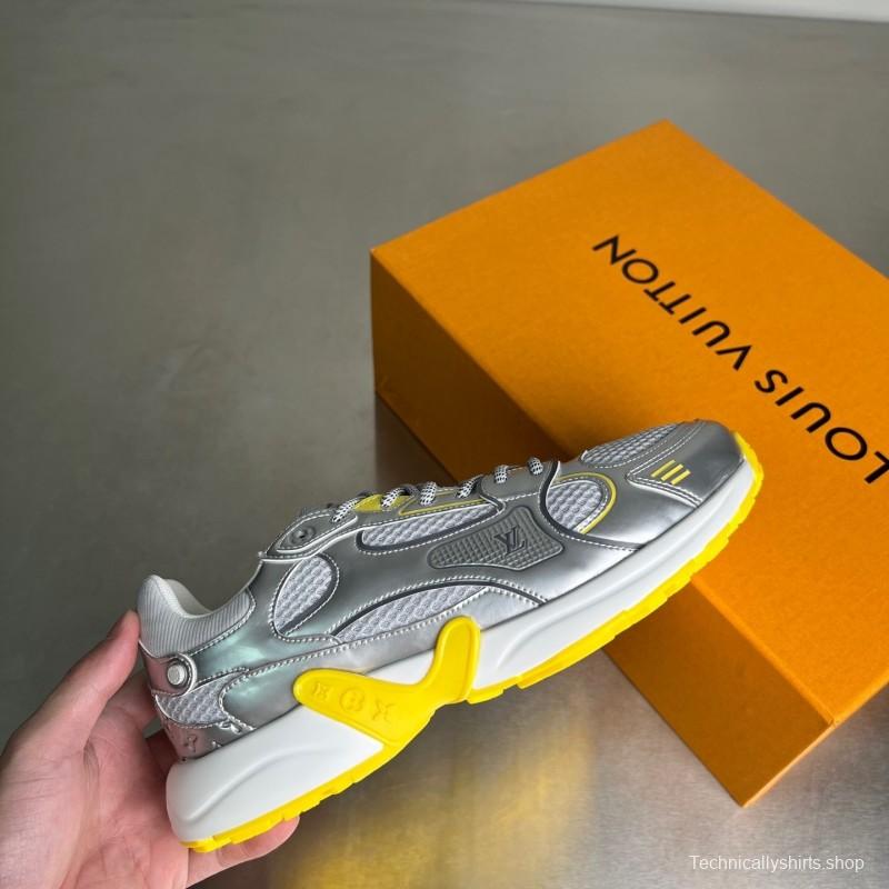 L v Olympia Round Toe Lace-Up Low Top Casual Lifestyle Shoes - YC