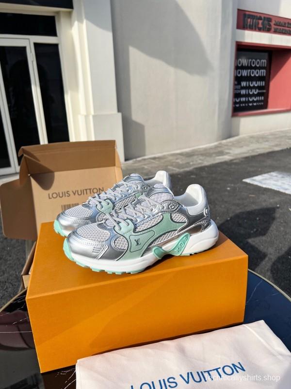 Louis Vuitton Olympia Series Casual Running Shoes with Monogram Embossing - AS00320