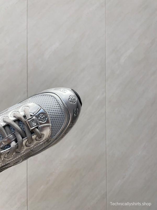 Chanel Silver Horn King II Casual Series Sports Shoes - KFY00330