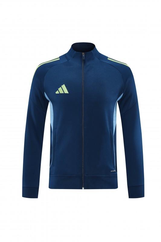 2025 Adidas Azure Blue Full Zipper Jacket+Long Pants